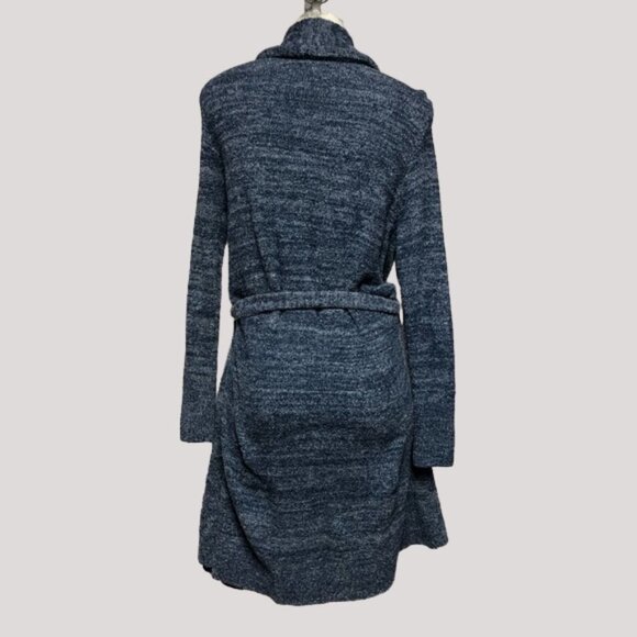 Grace & Lace Blue Soft Knit Fuzzy Robe - Picture 2 of 10